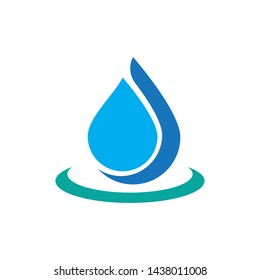 water drop Logo. Template. vector illustration design.