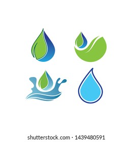 water drop Logo Template vector illustration design