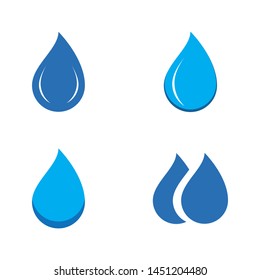 water drop Logo Template vector illustration design