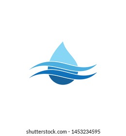 water drop Logo Template vector illustration design