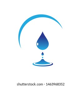 water drop Logo Template. vector illustration design.