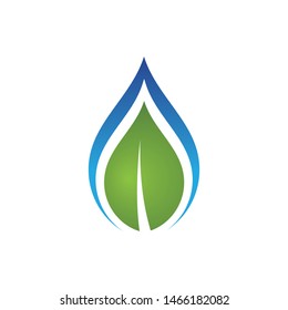 Water drop Logo Template vector illustration design