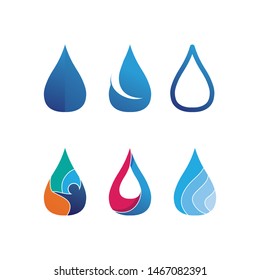 water drop Logo Template vector illustration design
