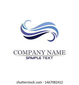 water drop Logo Template vector illustration design
