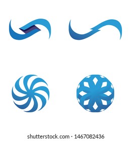 water drop Logo Template vector illustration design
