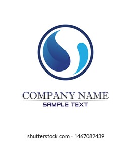 water drop Logo Template vector illustration design
