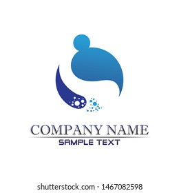 water drop Logo Template vector illustration design

