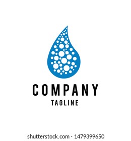 Water drop Logo Template vector illustration design