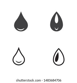 Water drop Logo Template vector illustration design