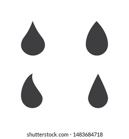 Water drop Logo Template vector illustration design