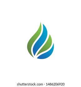 Water drop Logo Template vector illustration