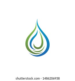 Water drop Logo Template vector illustration