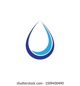 Water drop Logo Template vector illustration design