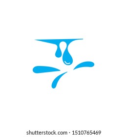 Water drop Logo Template vector illustration design