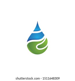 water drop Logo Template vector illustration design