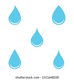 water drop Logo Template vector illustration design