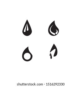 Water drop Logo Template vector illustration design