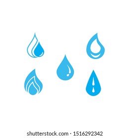 Water drop Logo Template vector illustration design