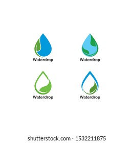 Water Drop Logo template vector icon illustration design 