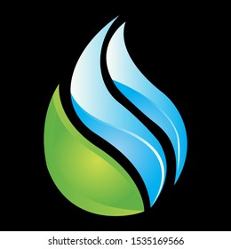 Water drop Logo Template vector illustration