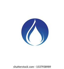Water drop Logo Template vector illustration design