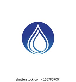 Water drop Logo Template vector illustration design