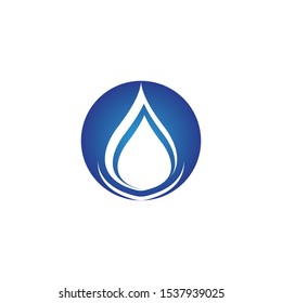 Water drop Logo Template vector illustration design