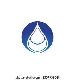 Water drop Logo Template vector illustration design