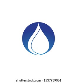 Water drop Logo Template vector illustration design
