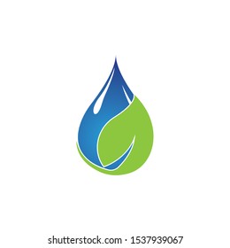 Water drop Logo Template vector illustration design