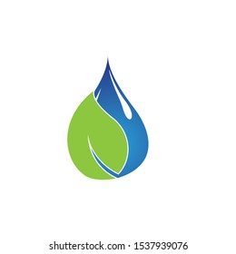 Water drop Logo Template vector illustration design