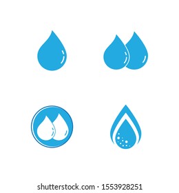 water drop Logo Template vector illustration design