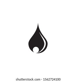 Water drop Logo Template vector illustration design
