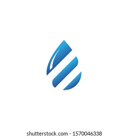 water drop Logo Template vector illustration design
