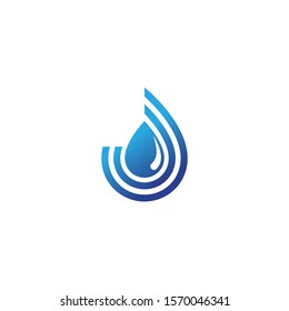 water drop Logo Template vector illustration design
