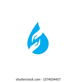 Water drop Logo Template vector illustration design