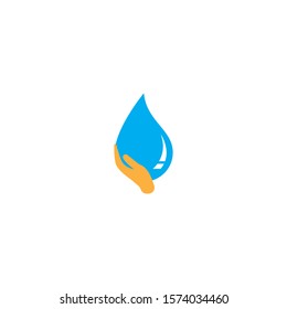 Water drop Logo Template vector illustration design