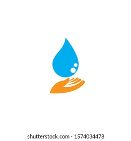 Water drop Logo Template vector illustration design