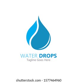 Water drop Logo Template vector illustration design