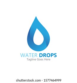 Water drop Logo Template vector illustration design