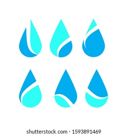 water drop Logo Template vector illustration design