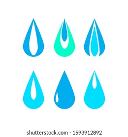 water drop Logo Template vector illustration design