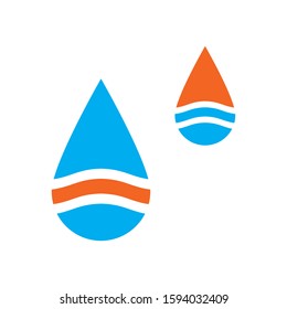 water drop Logo Template vector illustration design