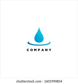 Water drop Logo Template vector illustration design