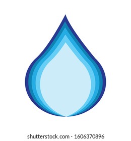 Water drop Logo Template vector illustration icon design