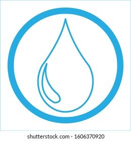 Water drop Logo Template vector illustration icon design