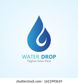 Water drop Logo Template vector illustration design