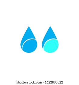 water drop Logo Template vector illustration design