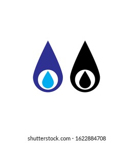 water drop Logo Template vector illustration design