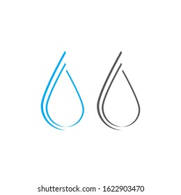 water drop Logo Template vector illustration design